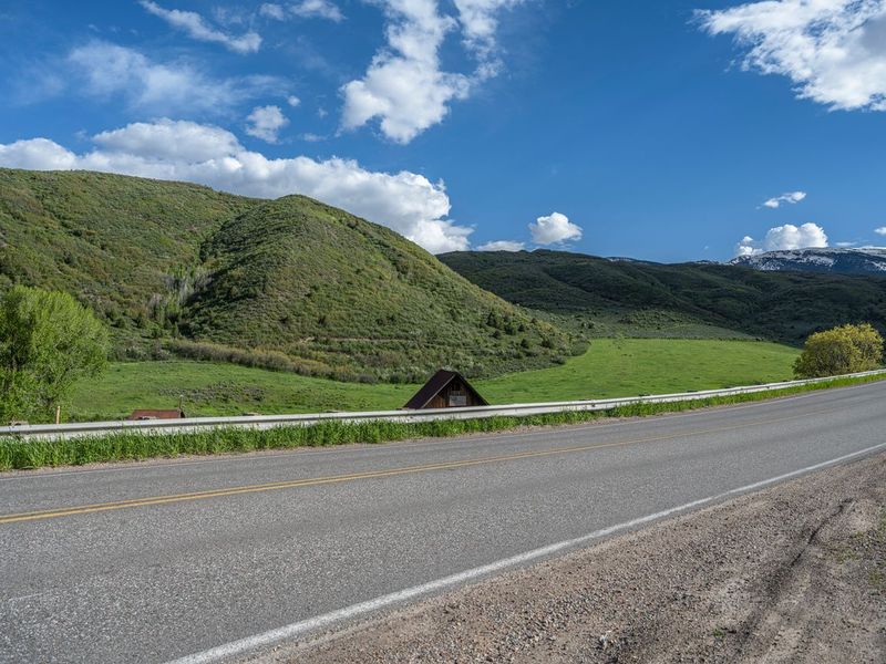 Rural Landscape in Colorado with Aspen Trees and Mountain Views HDRi ...