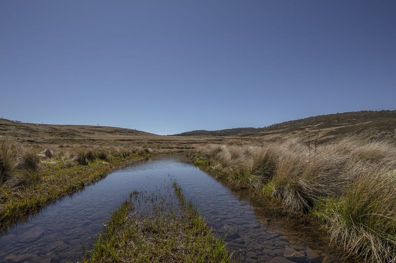 Rural Landscape with Mountains and a Watercourse HDRi Maps and Backplates
