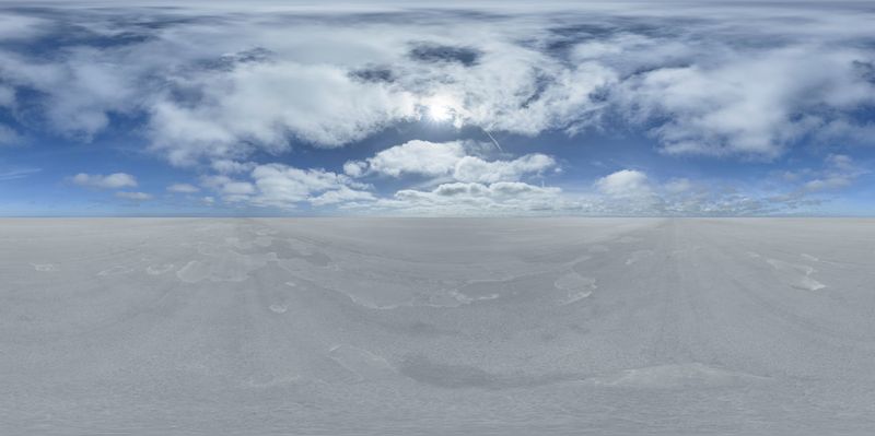 Salt Flat Under the Skydome: Endless Sunny Landscape HDRi Maps and ...