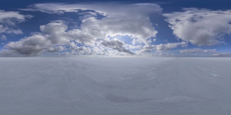 Salt Flat in Utah, USA: Salt Lake and Mountains HDRi Maps and Backplates