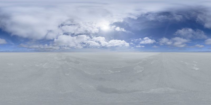 Salt Flats Under a Blazing Sun: An Endless Landscape HDRi Maps and ...