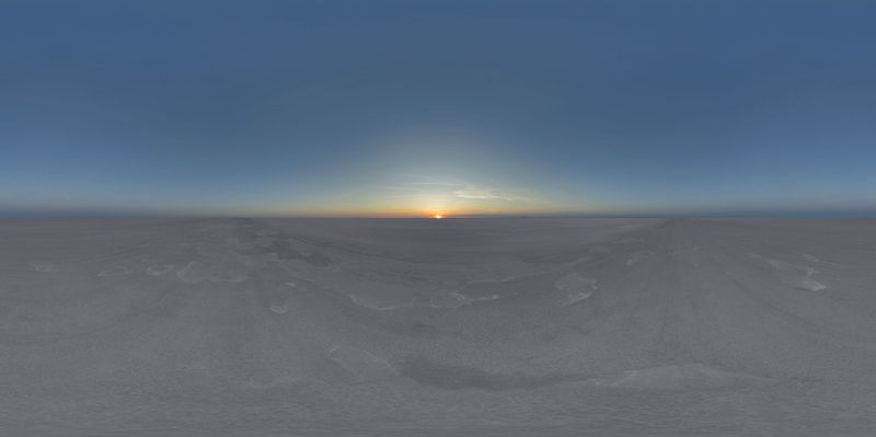 Salt Flats and Clear Skies: A Utah Landscape HDRi Maps and Backplates