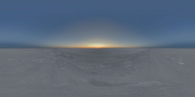 Salt Flats Under a Clear Sky HDRi Maps and Backplates