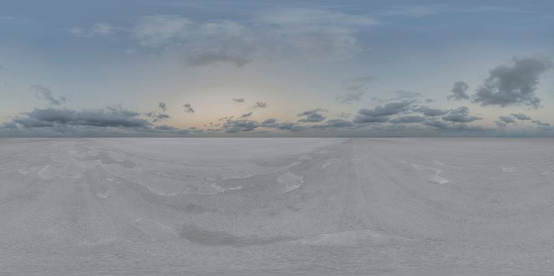 Salt Flats at Dawn: A Dramatic Desert Scene HDRi Maps and Backplates