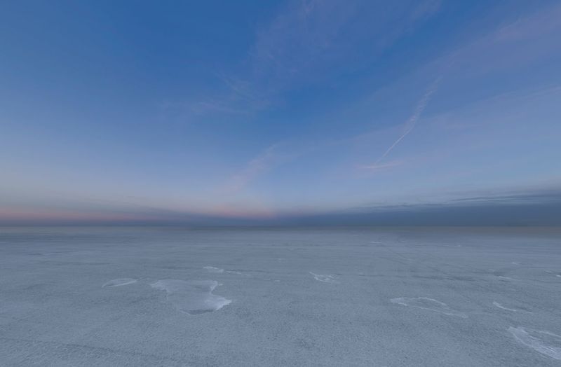Salt Flats Under the Skydome at Dawn HDRi Maps and Backplates
