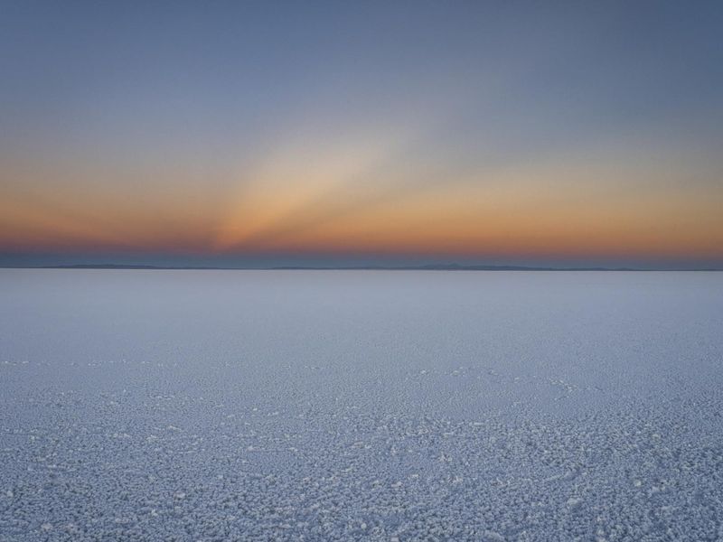 Salt Lake City: Clear Skies and a Salt Surface HDRi Maps and Backplates