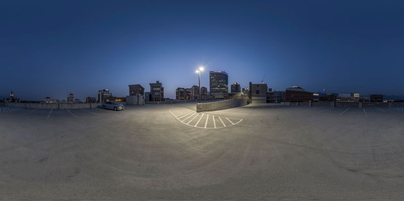 Salt Lake City at Night: Capturing the Cityscape HDRi Maps and Backplates