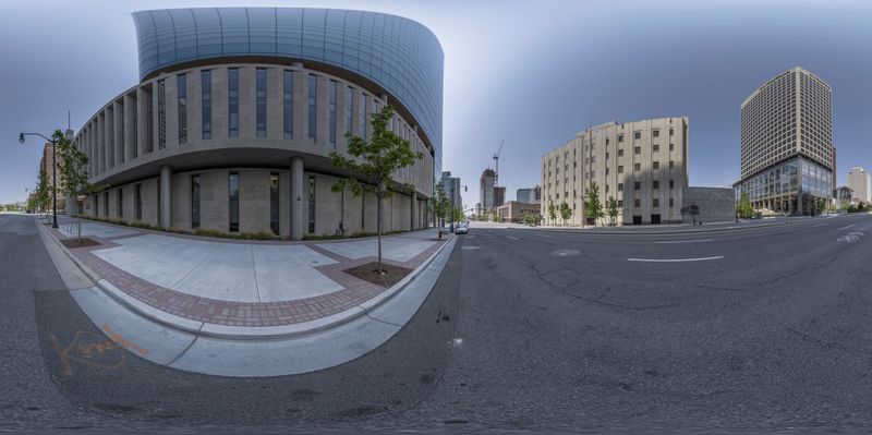Salt Lake City Urban Landscape: Skyscrapers and City Life HDRi Maps and ...