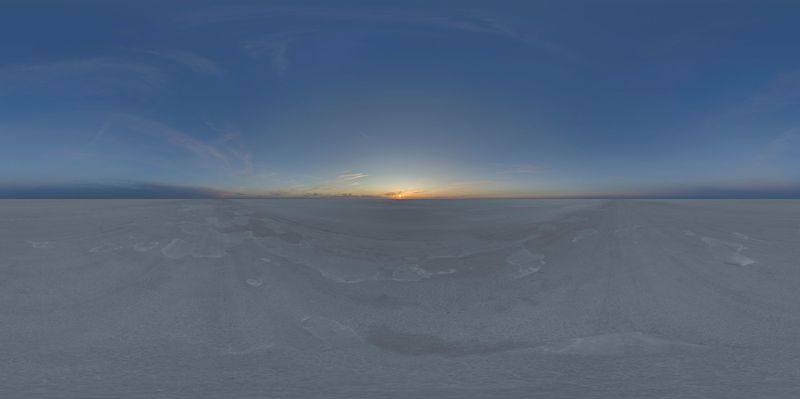Salt Lake Serenity: A Sunny Day in the Desert HDRi Maps and Backplates