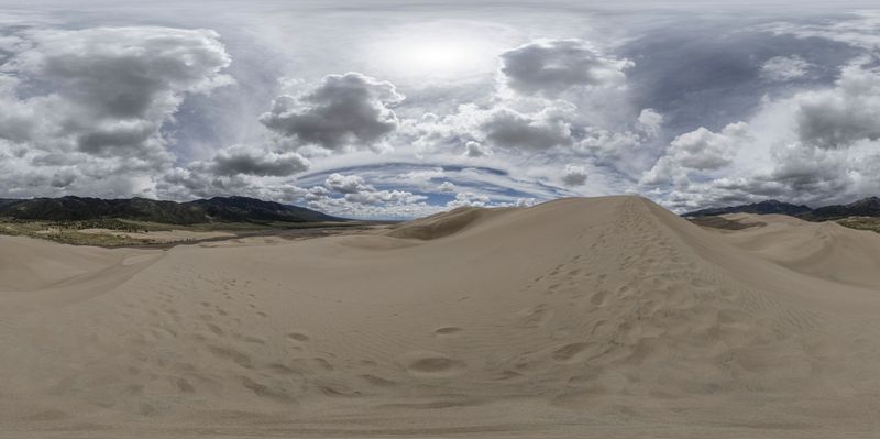 Sand Dunes National Park in Colorado: A Desert Oasis HDRi Maps and ...