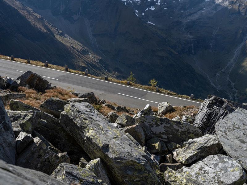 Scenic Asphalt Road in Austria: A Journey Through Majestic Mountains ...