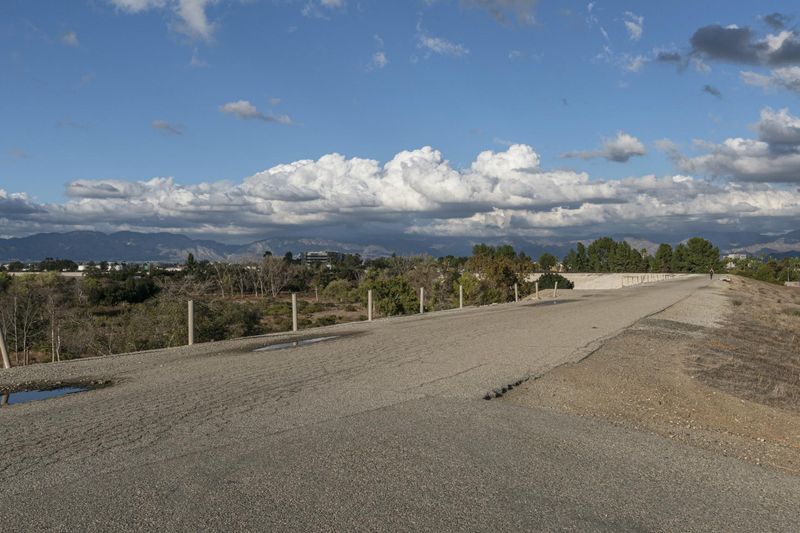 Scenic Asphalt Road in Nature Landscape HDRi Maps and Backplates