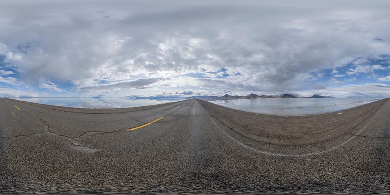 Scenic Drive Through the Highlands of Utah: A Curved Mountain HDRi Maps ...