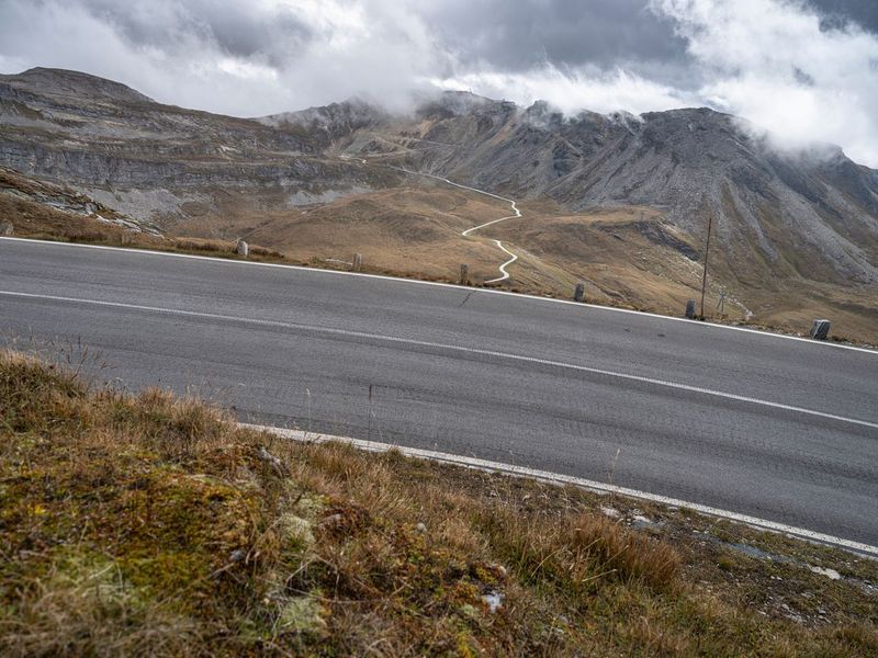 Scenic Road in Austria through Mountains HDRi Maps and Backplates