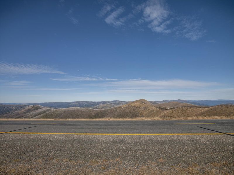 Scenic Road Landscape Hills on a Sunny Day HDRi Maps and Backplates