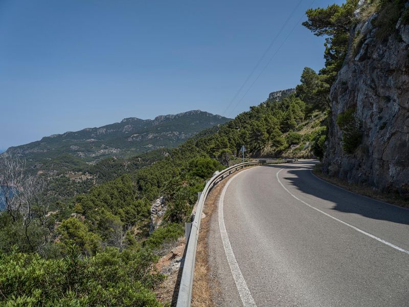 Scenic Road in Mallorca, Spain Landscape HDRi Maps and Backplates