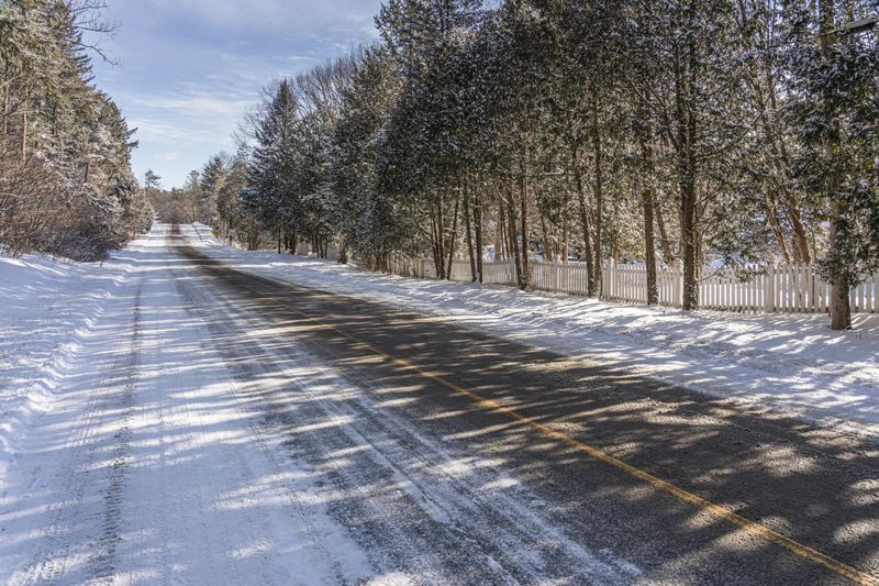 Scenic Road Through the Ontario Forest in Canada HDRi Maps and Backplates