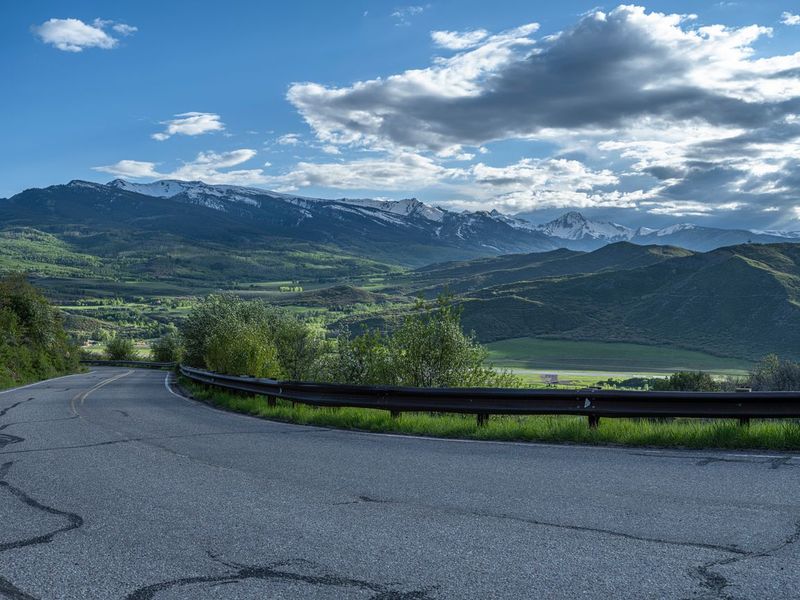 Scenic Road in Rural Colorado: A View of Pikes Peak HDRi Maps and ...