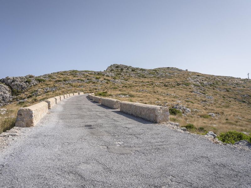 Scenic Road in Spain Mallorca Coastal Landscape HDRi Maps and Backplates