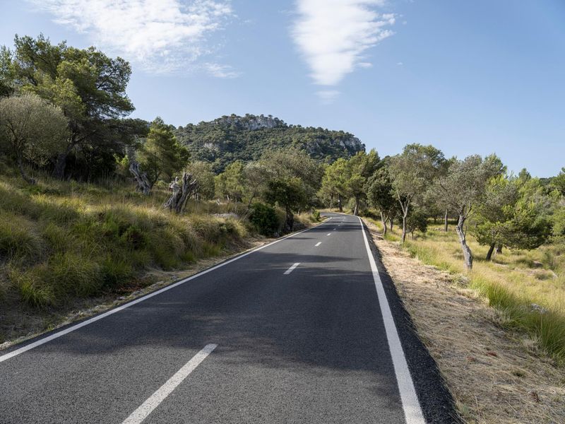 Scenic Rural Road in Mallorca, Spain HDRi Maps and Backplates