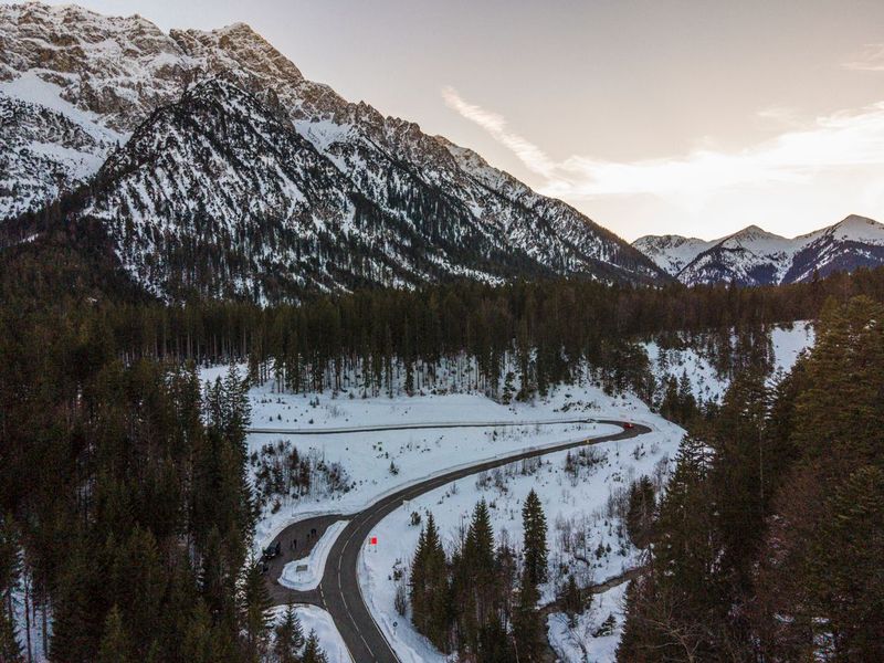 Scenic Winding Road Through the Mountains in Germany HDRi Maps and ...