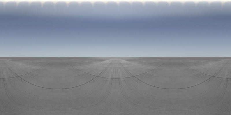Serene Landscape with Clear Sky and Sun at Dawn HDRi Maps and Backplates