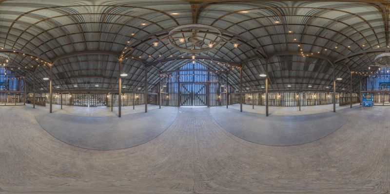 Skateboard Ramp with Glass Panels and Concrete Flooring HDRi Maps and ...