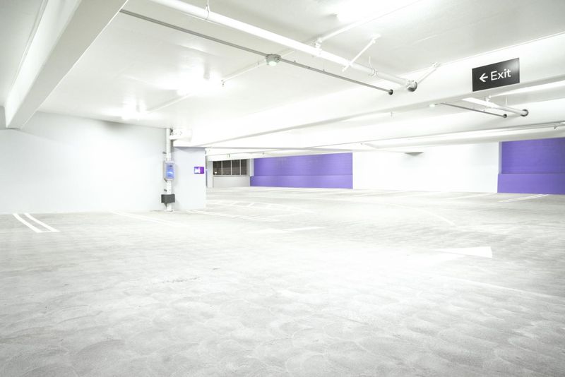 Sleek Concrete Building in an Open Space HDRi Maps and Backplates