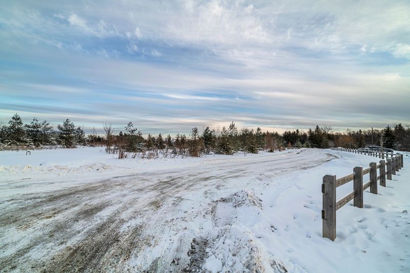 Snow Covered Road in Canada HDRi Maps and Backplates