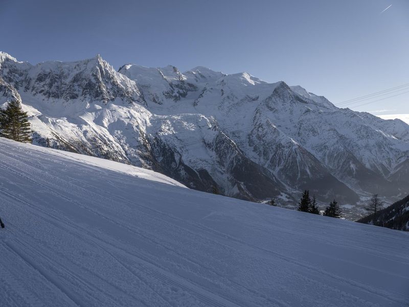 Snowy Landscape in a Mountain Range of Europe HDRi Maps and Backplates