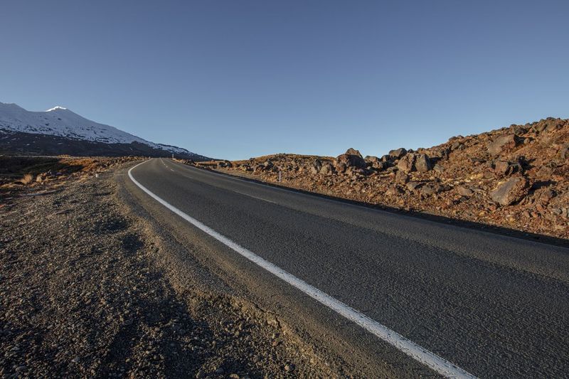 Snowy Mountain Road Landscape: An Overlook HDRi Maps and Backplates
