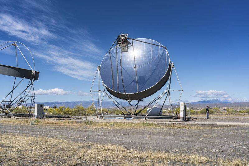 Solar Plant in Spain's Tabernas Desert HDRi Maps and Backplates