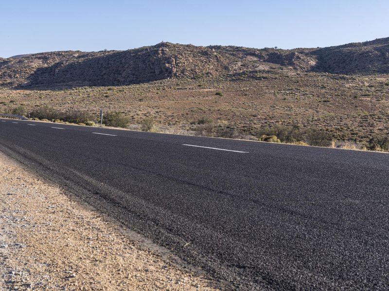 Endless Road in the South African Desert Landscape HDRi Maps and Backplates