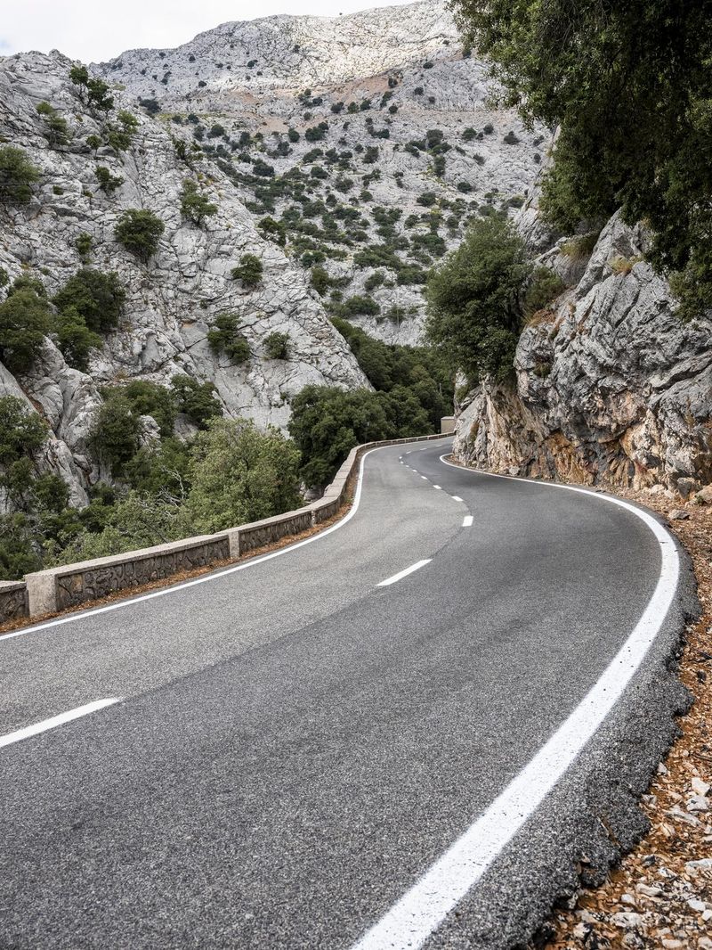 Spanish Mountain Road in Europe HDRi Maps and Backplates
