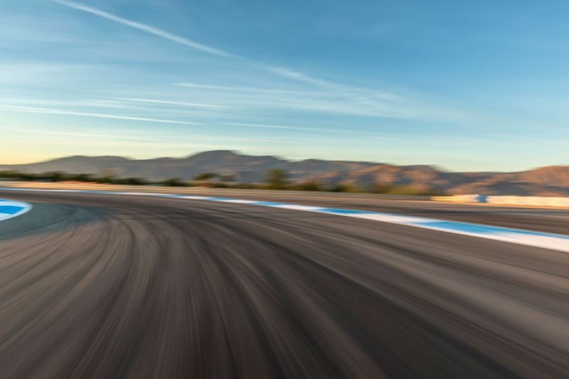 Straight Down the Road: Curve in the USA at Dawn - HDRi Maps and Backplates