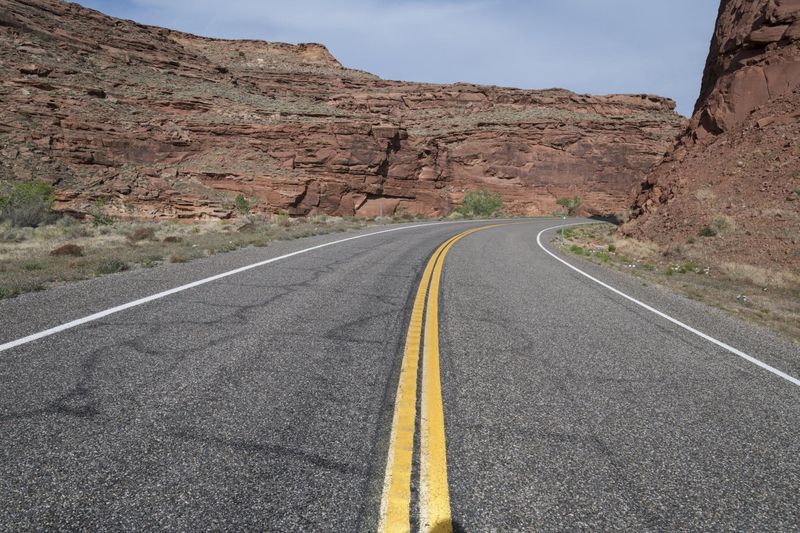 Straight Down the Road through the Utah Desert Landscape HDRi Maps and ...