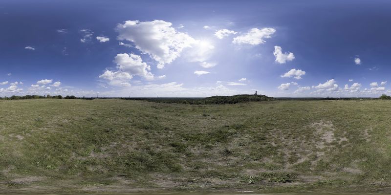 Sunny Day in Brandenburg, Germany's Park HDRi Maps and Backplates