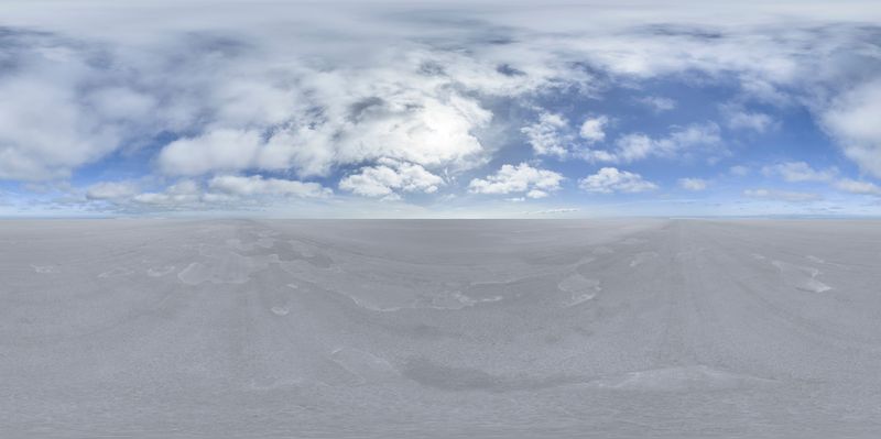 A Sunny Day at the Expansive Salt Flats HDRi Maps and Backplates