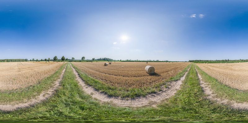 Sunny Day in Rural Germany: Agriculture and Open Spaces HDRi Maps and ...