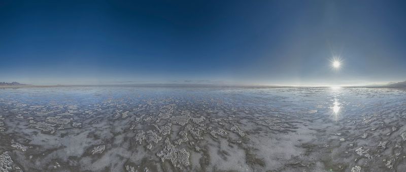 Sunny Day in Salt Lake City Desert HDRi Maps and Backplates