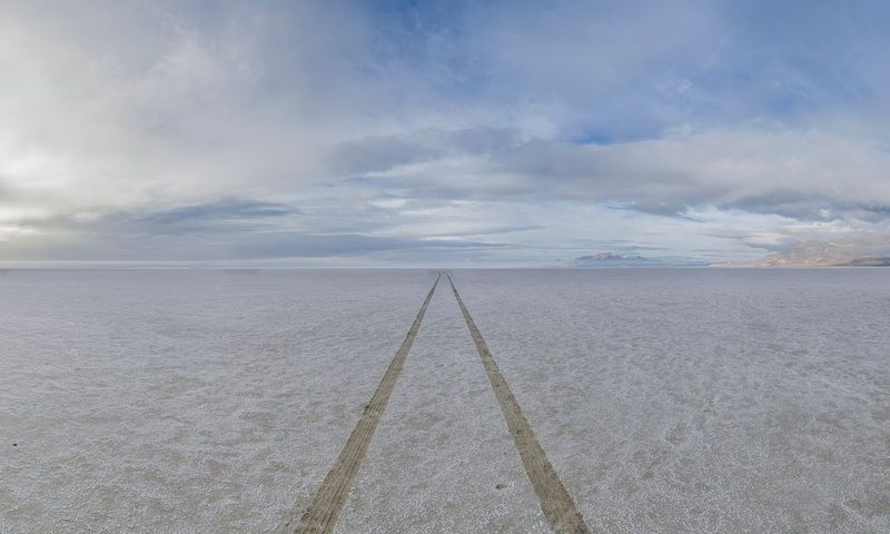 Sunny Day in Salt Lake: Desert Terrain Under Sunlight HDRi Maps and ...