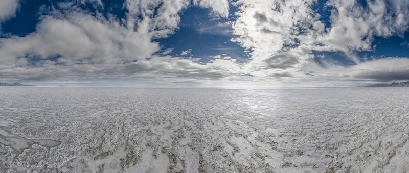 Sunny Desert Landscape in Utah's Salt Lake HDRi Maps and Backplates