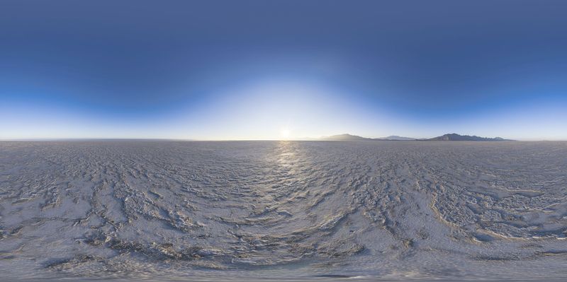 Sunrise Over Salt Lake City, Utah HDRi Maps and Backplates