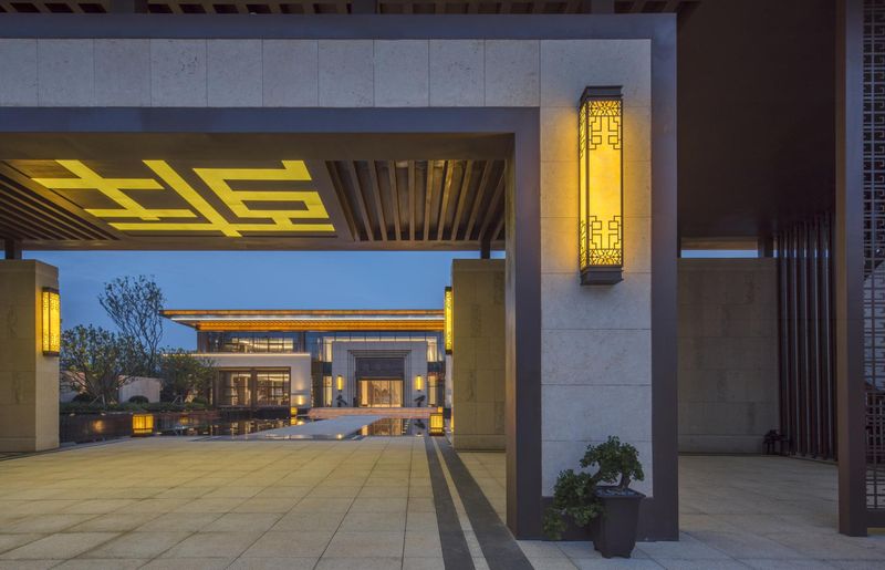 Suzhou - Yellow Facade of Modern Building - HDRi Maps and Backplates