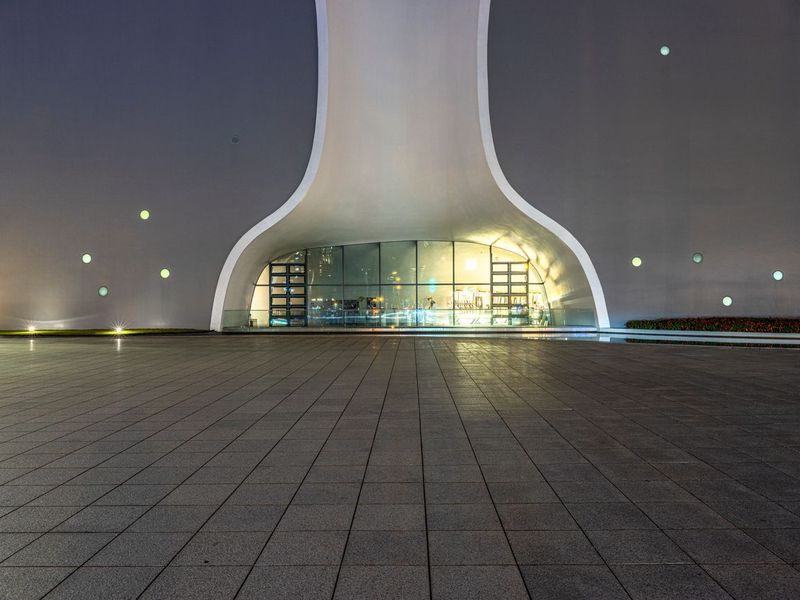 Taipei, Taiwan: Modern Architecture at Night