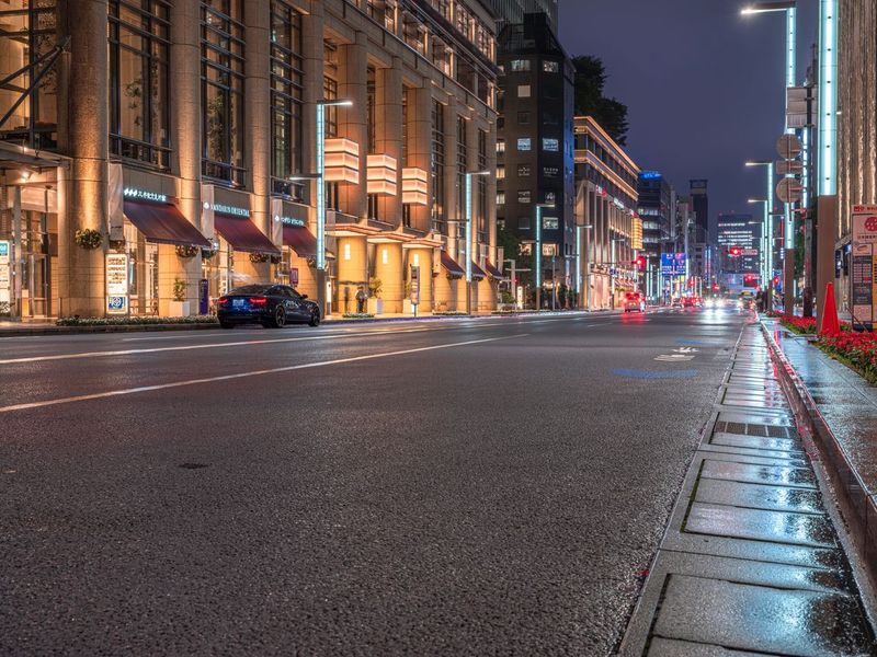 Tokyo Business District at Night A Symphony of Lights HDRi Maps and