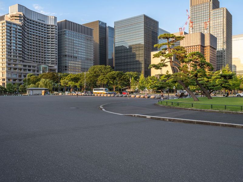 Tokyo's Modern Architecture Skyline and Greenery HDRi Maps and Backplates
