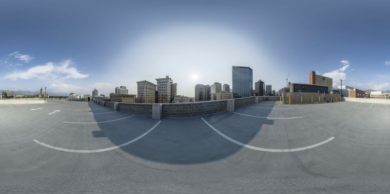 Urban Architecture in Salt Lake City: The Parking Deck HDRi Maps and ...