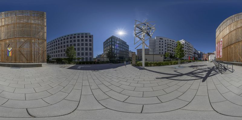 Urban Berlin: Modern Architecture Under a Clear Sky HDRi Maps and ...