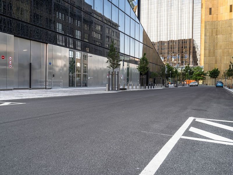 Urban Design: City Life with Striking Metal Walls HDRi Maps and Backplates